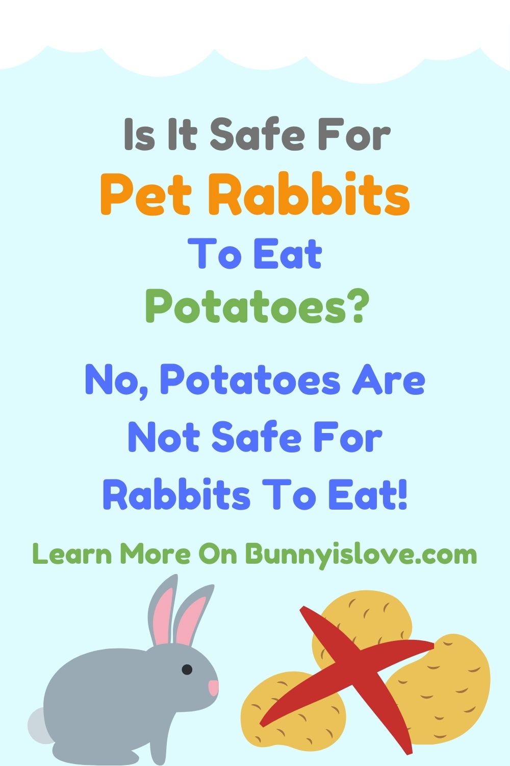 can rabbits eat potato pin